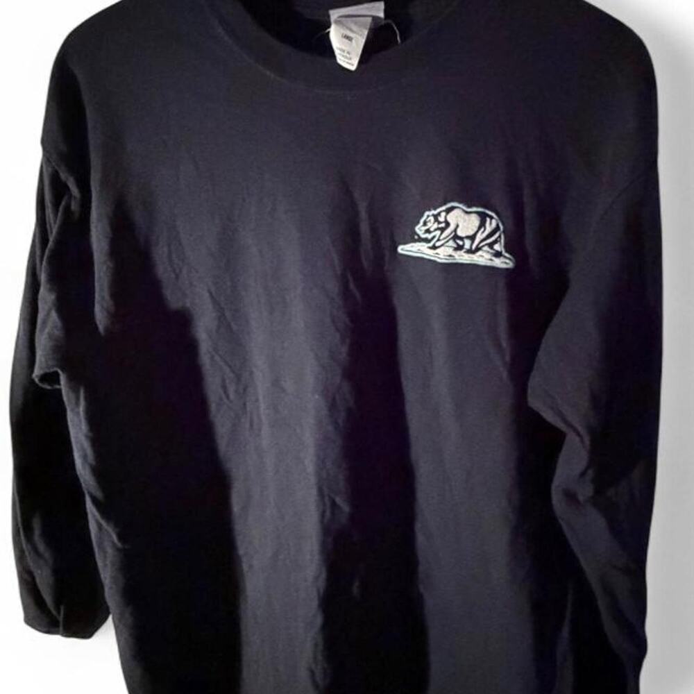 Navy blue lake tahoe long‎ sleeve shirt